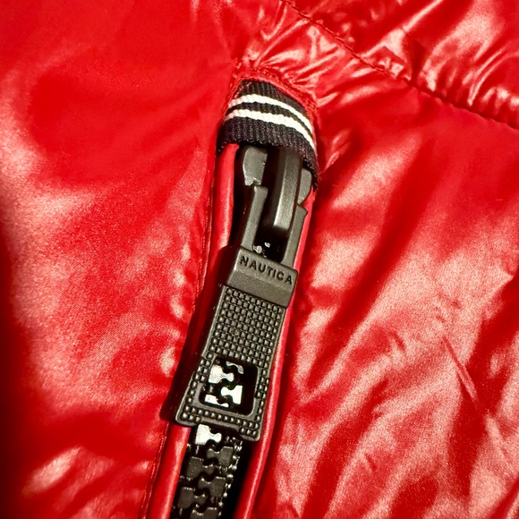 Nautica Red Puffer Coat MEN - Picture 5 of 7